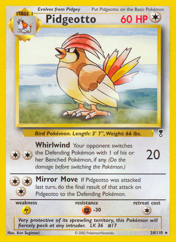 Pidgeotto (34/110) [Legendary Collection] | Nerdhalla Games