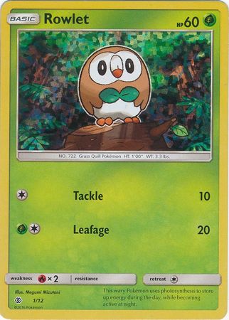 Rowlet (1/12) [McDonald's Promos: 2017 Collection] | Nerdhalla Games