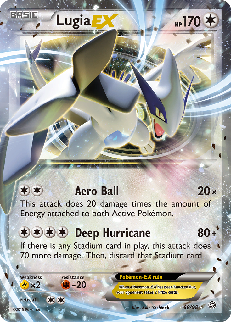 Lugia EX (68/98) [XY: Ancient Origins] | Nerdhalla Games