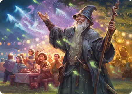 Gandalf, Friend of the Shire Art Card [The Lord of the Rings: Tales of Middle-earth Art Series] | Nerdhalla Games