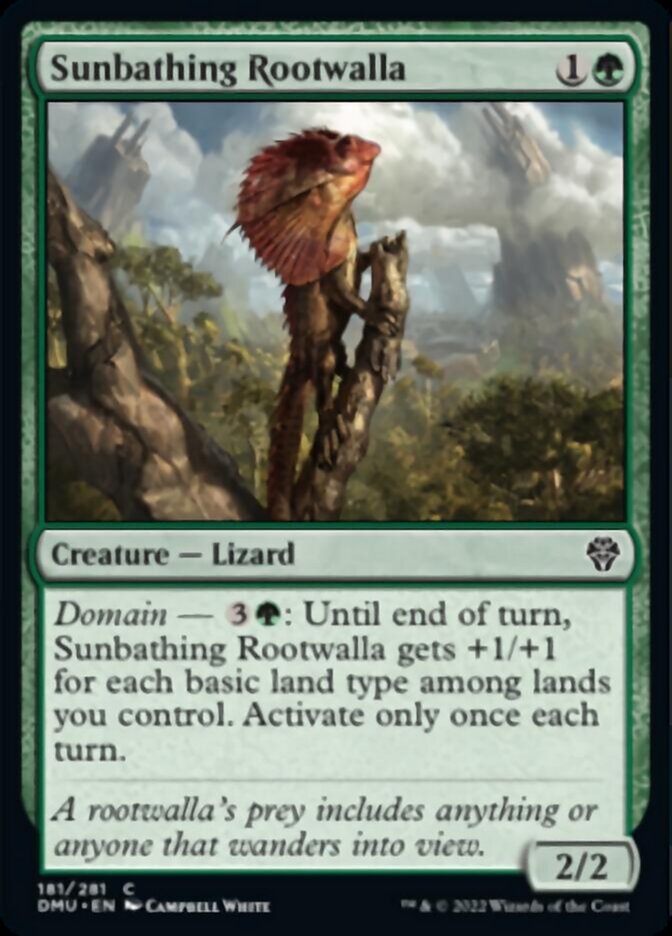 Sunbathing Rootwalla [Dominaria United] | Nerdhalla Games