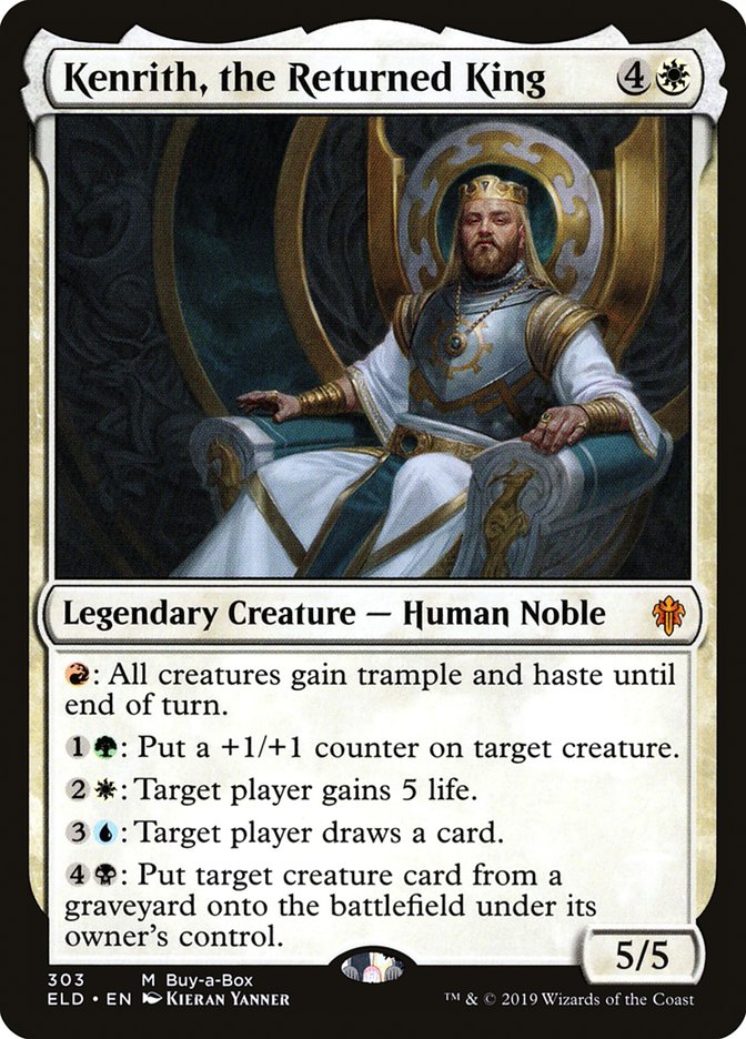 Kenrith, the Returned King (Buy-A-Box) [Throne of Eldraine Promos] | Nerdhalla Games