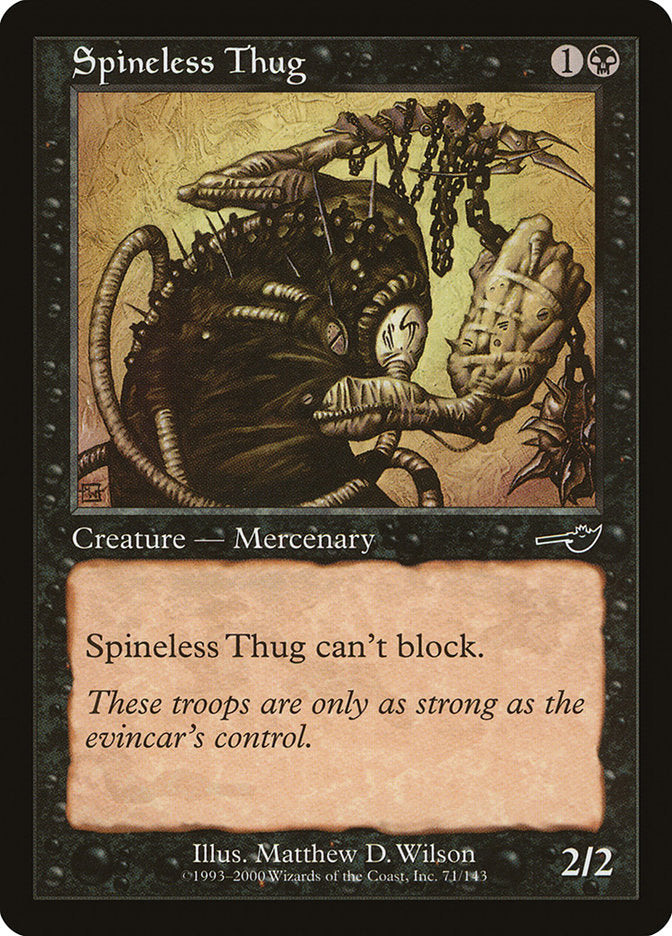 Spineless Thug [Nemesis] | Nerdhalla Games