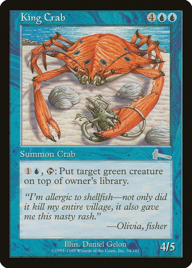 King Crab [Urza's Legacy] | Nerdhalla Games