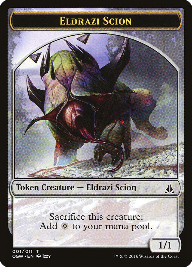 Eldrazi Scion (001/011) [Oath of the Gatewatch Tokens] | Nerdhalla Games