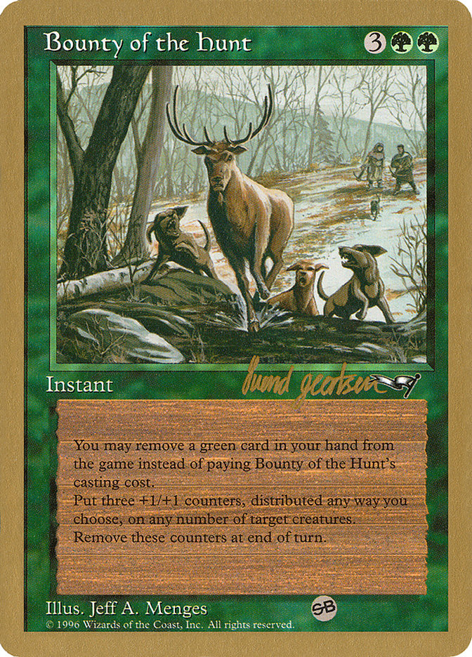 Bounty of the Hunt (Svend Geertsen) (SB) [World Championship Decks 1997] | Nerdhalla Games