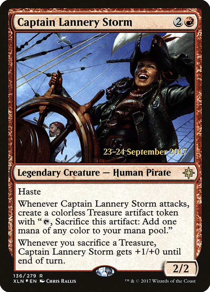 Captain Lannery Storm  [Ixalan Prerelease Promos] | Nerdhalla Games