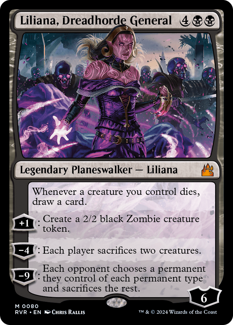 Liliana, Dreadhorde General [Ravnica Remastered] | Nerdhalla Games