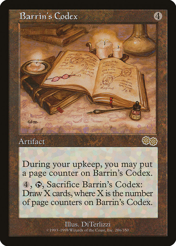 Barrin's Codex [Urza's Saga] | Nerdhalla Games