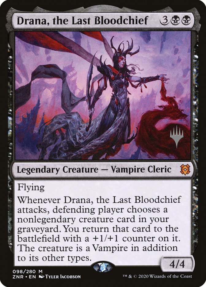 Drana, the Last Bloodchief (Promo Pack) [Zendikar Rising Promos] | Nerdhalla Games