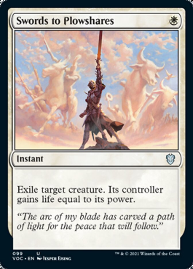 Swords to Plowshares [Innistrad: Crimson Vow Commander] | Nerdhalla Games