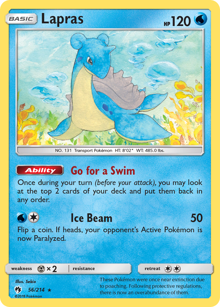 Lapras (56/214) [Sun & Moon: Lost Thunder] | Nerdhalla Games