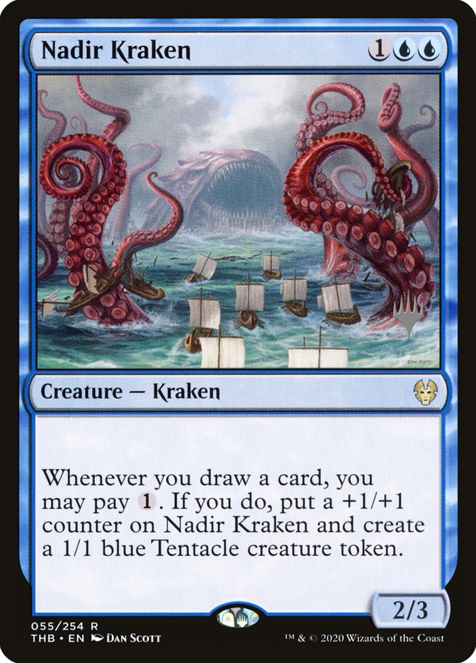 Nadir Kraken (Promo Pack) [Theros Beyond Death Promos] | Nerdhalla Games