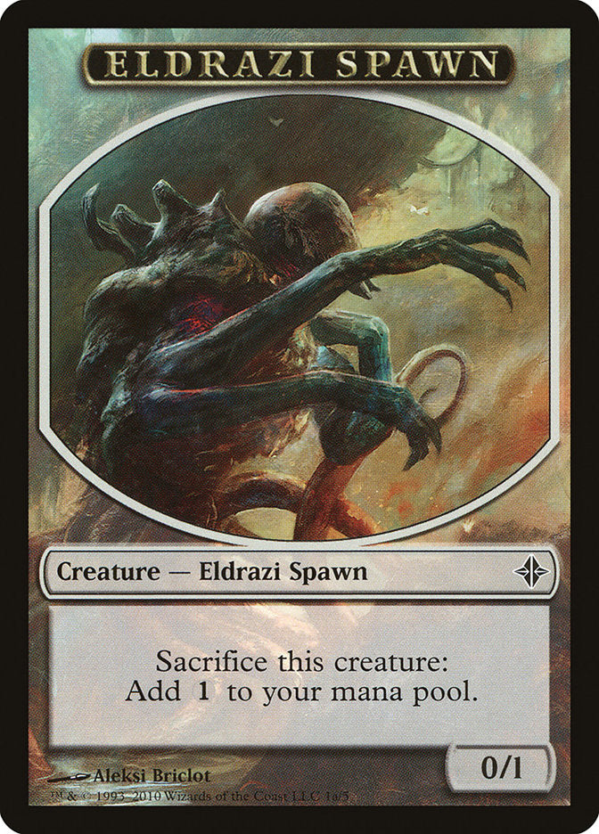 Eldrazi Spawn (1a/5) [Rise of the Eldrazi Tokens] | Nerdhalla Games