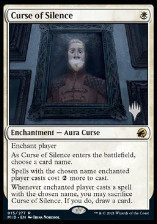 Curse of Silence (Promo Pack) [Innistrad: Midnight Hunt Promos] | Nerdhalla Games