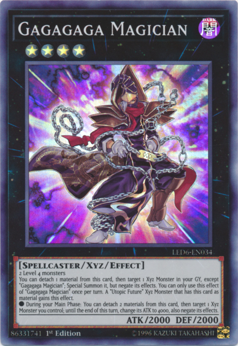 Gagagaga Magician [LED6-EN034] Super Rare | Nerdhalla Games