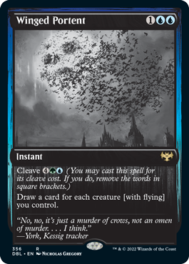 Winged Portent [Innistrad: Double Feature] | Nerdhalla Games