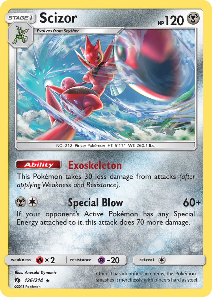 Scizor (126/214) [Sun & Moon: Lost Thunder] | Nerdhalla Games