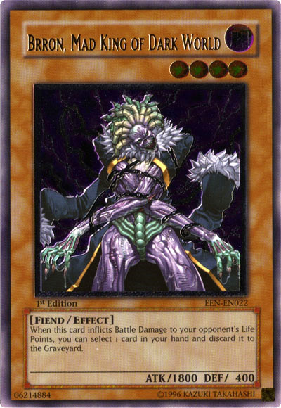 Brron, Mad King of Dark World [EEN-EN022] Ultimate Rare | Nerdhalla Games