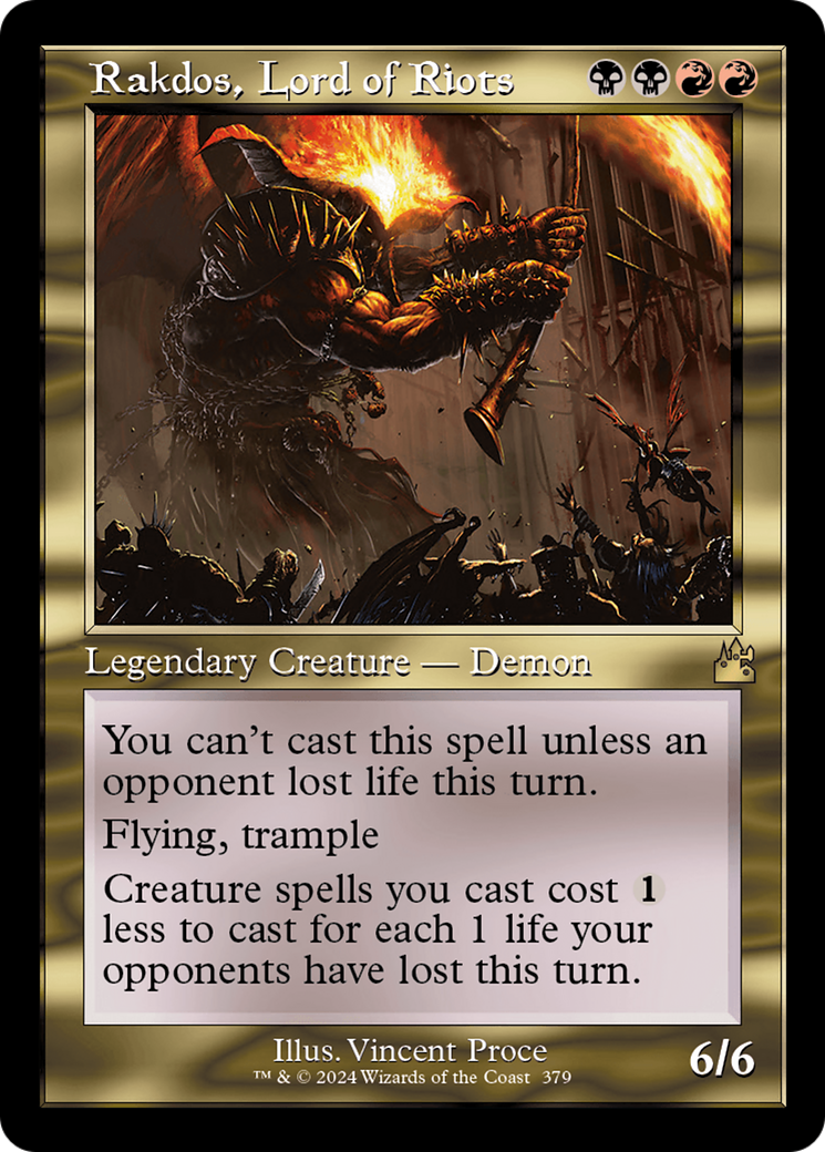 Rakdos, Lord of Riots (Retro Frame) [Ravnica Remastered] | Nerdhalla Games