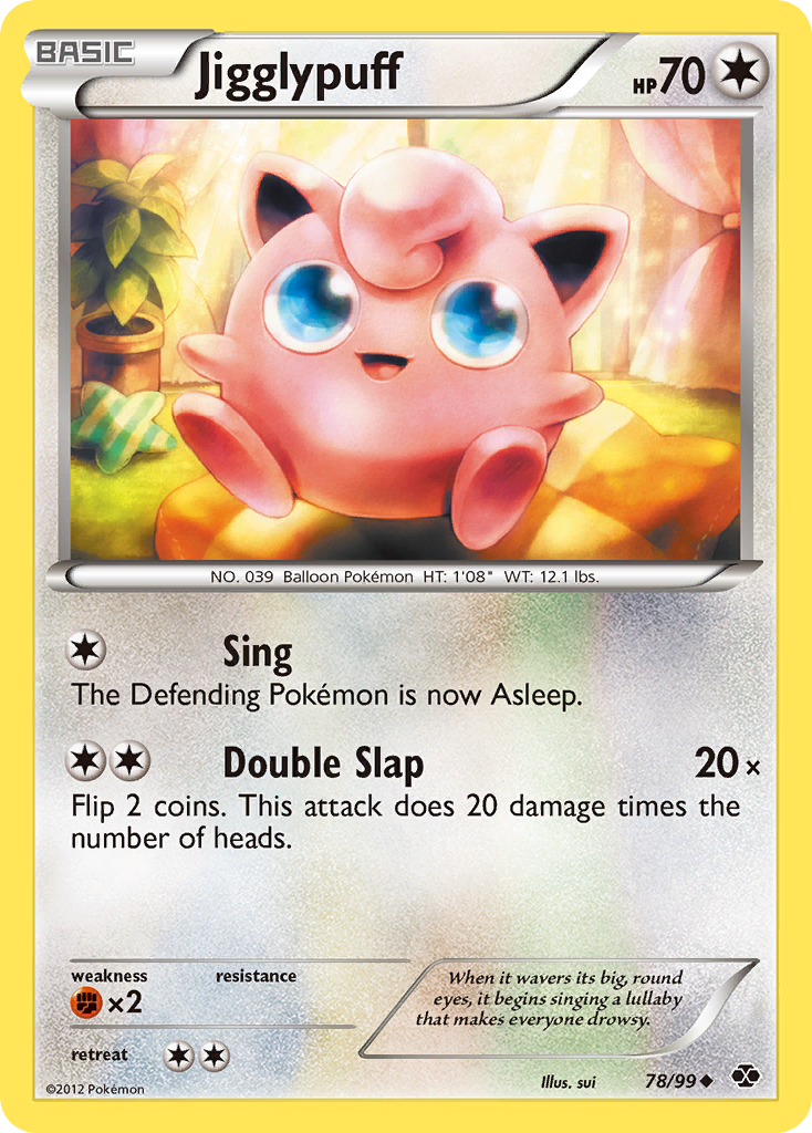 Jigglypuff (78/99) [Black & White: Next Destinies] | Nerdhalla Games