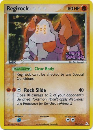 Regirock (28/110) (Stamped) [EX: Holon Phantoms] | Nerdhalla Games