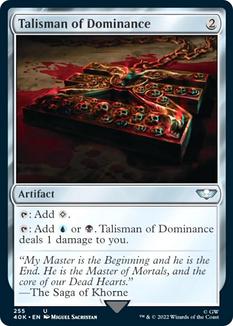 Talisman of Dominance (255) (Surge Foil) [Universes Beyond: Warhammer 40,000] | Nerdhalla Games