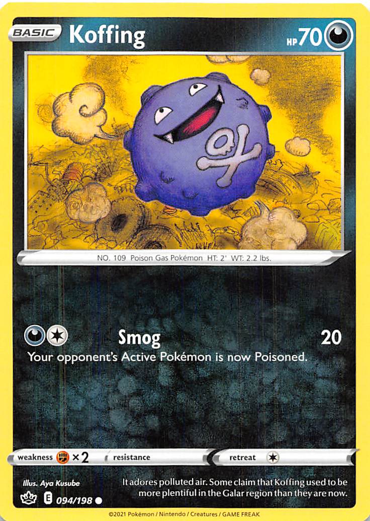 Koffing (094/198) [Sword & Shield: Chilling Reign] | Nerdhalla Games