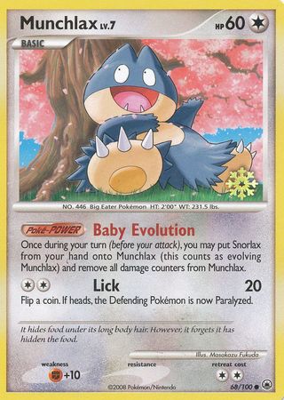 Munchlax (68/100) [Countdown Calendar Promos] | Nerdhalla Games