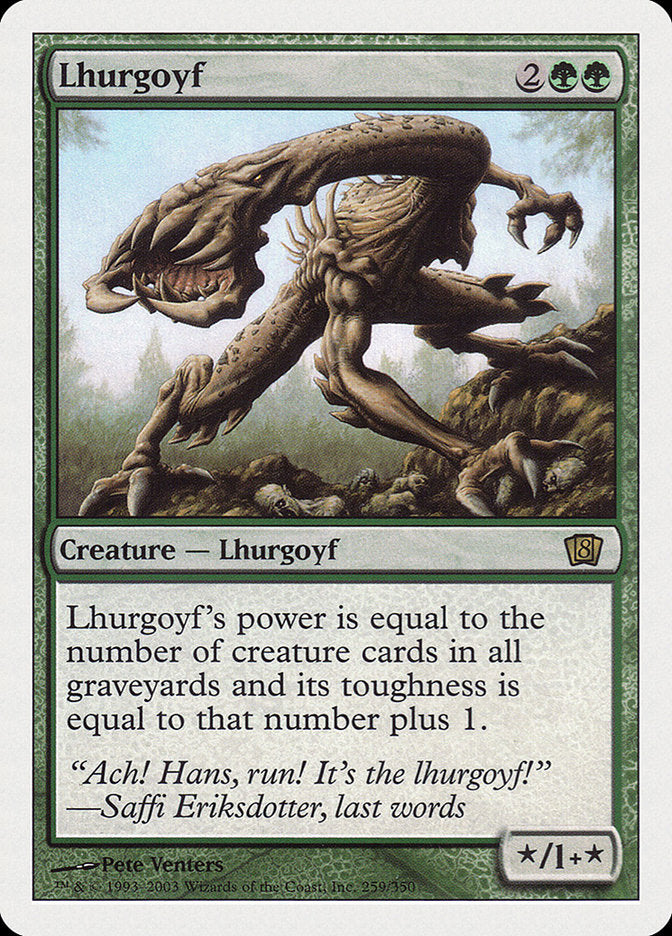 Lhurgoyf [Eighth Edition] | Nerdhalla Games