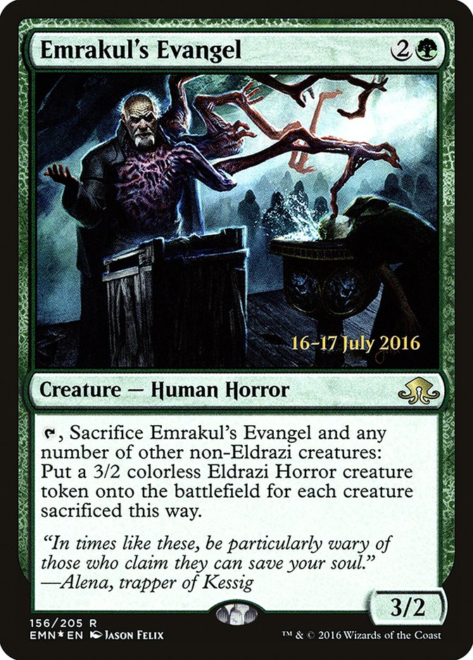 Emrakul's Evangel  [Eldritch Moon Prerelease Promos] | Nerdhalla Games