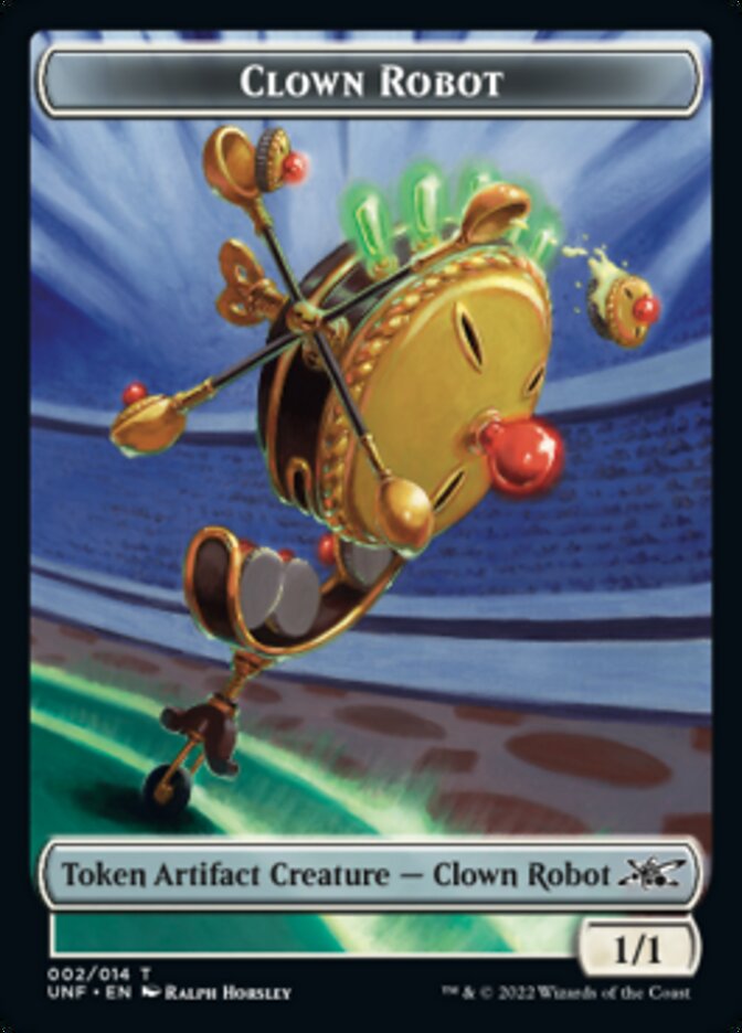 Clown Robot (002) Token [Unfinity Tokens] | Nerdhalla Games