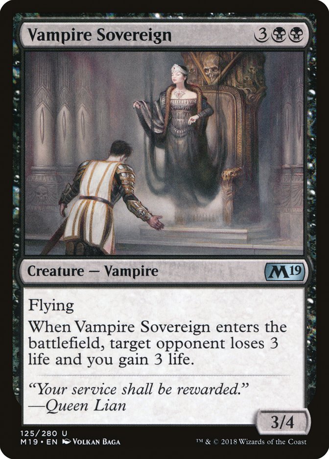 Vampire Sovereign [Core Set 2019] | Nerdhalla Games