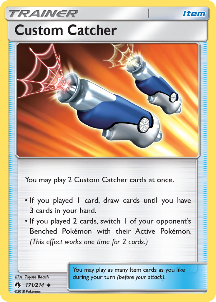 Custom Catcher (171/214) [Sun & Moon: Lost Thunder] | Nerdhalla Games