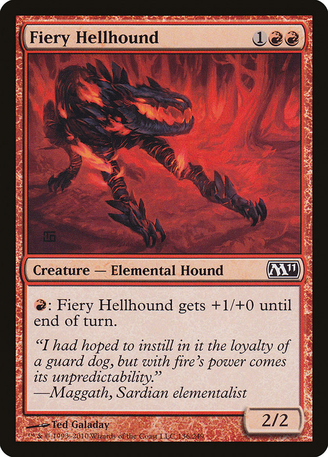 Fiery Hellhound [Magic 2011] | Nerdhalla Games