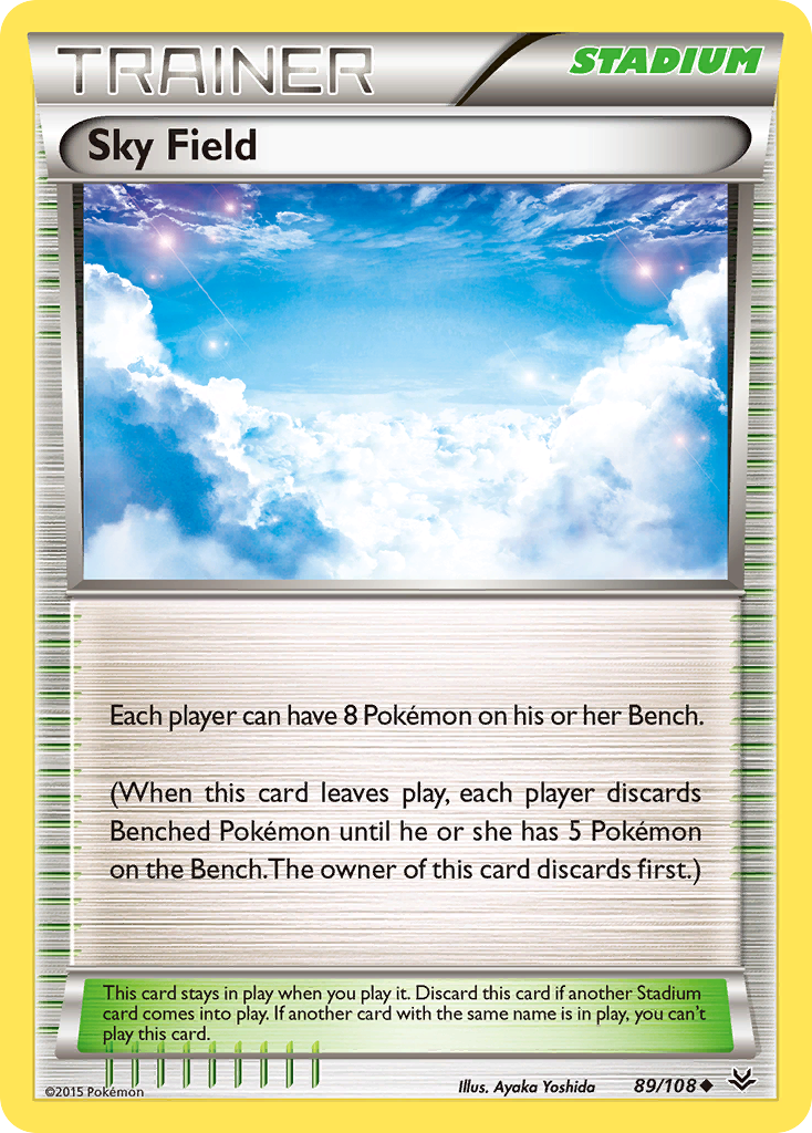 Sky Field (89/108) [XY: Roaring Skies] | Nerdhalla Games