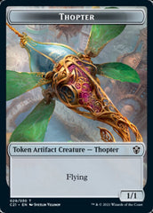 Golem (027) // Thopter Token [Commander 2021 Tokens] | Nerdhalla Games