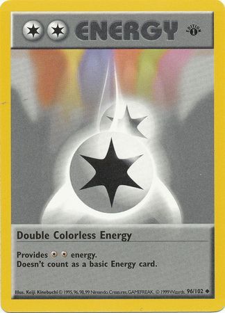 Double Colorless Energy (96/102) (Shadowless) [Base Set 1st Edition] | Nerdhalla Games