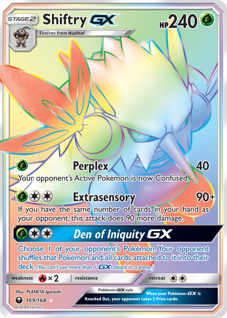 Shiftry GX (169/168) [Sun & Moon: Celestial Storm] | Nerdhalla Games