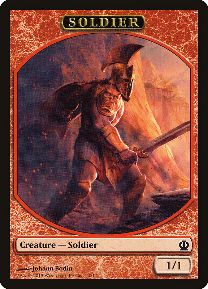 Soldier (7/11) [Theros Tokens] | Nerdhalla Games