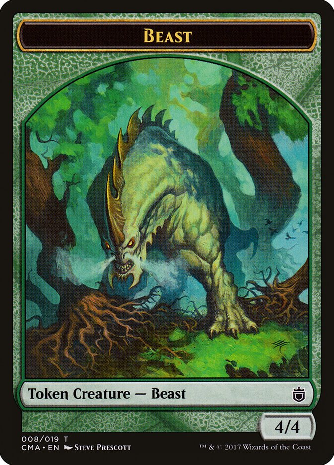 Beast (008/019) [Commander Anthology Tokens] | Nerdhalla Games