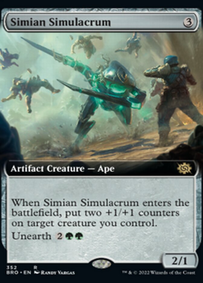 Simian Simulacrum (Extended Art) [The Brothers' War] | Nerdhalla Games