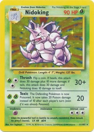 Nidoking (11/102) [Base Set Unlimited] | Nerdhalla Games