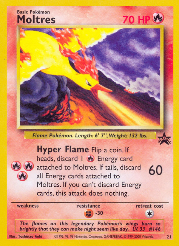 Moltres (21) [Wizards of the Coast: Black Star Promos] | Nerdhalla Games