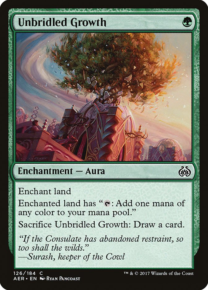 Unbridled Growth [Aether Revolt] | Nerdhalla Games