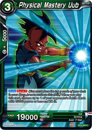 Physical Mastery Uub (BT5-063) [Miraculous Revival] | Nerdhalla Games