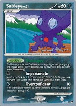 Sableye LV.31 (48/100) (Happy Luck - Mychael Bryan) [World Championships 2010] | Nerdhalla Games