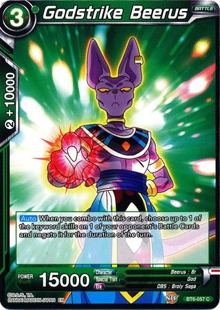 Godstrike Beerus [BT6-057] | Nerdhalla Games