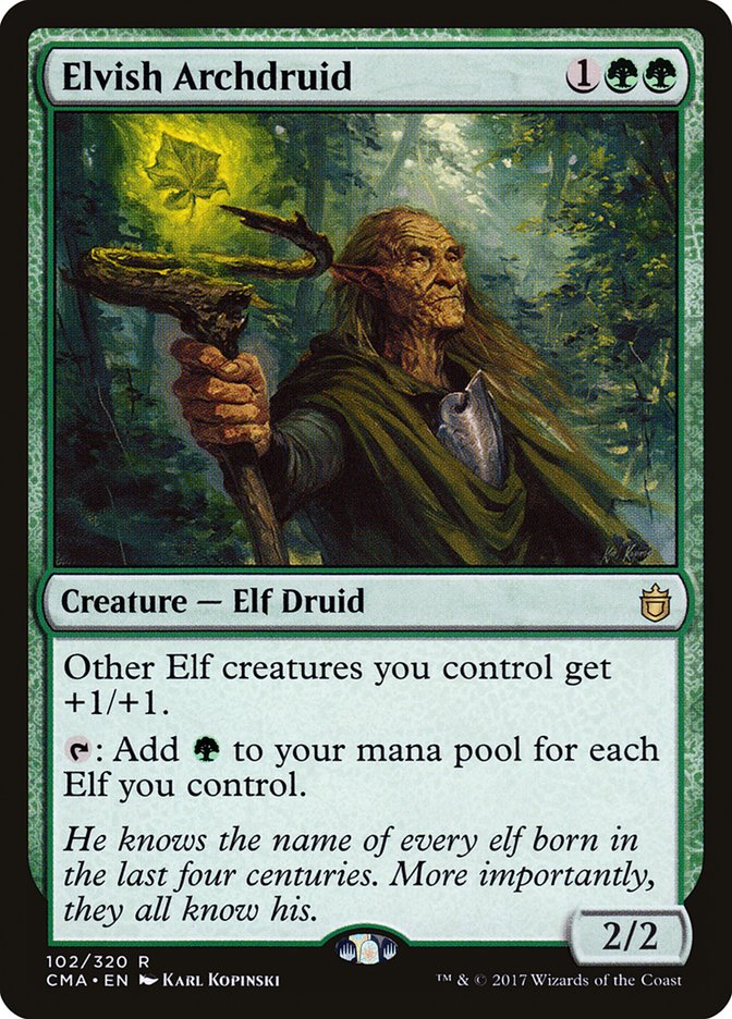 Elvish Archdruid [Commander Anthology] | Nerdhalla Games