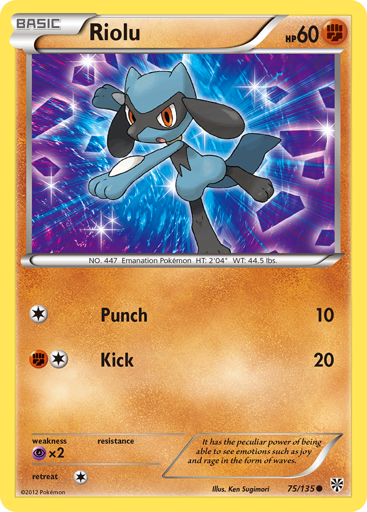 Riolu (75/135) [Black & White: Plasma Storm] | Nerdhalla Games